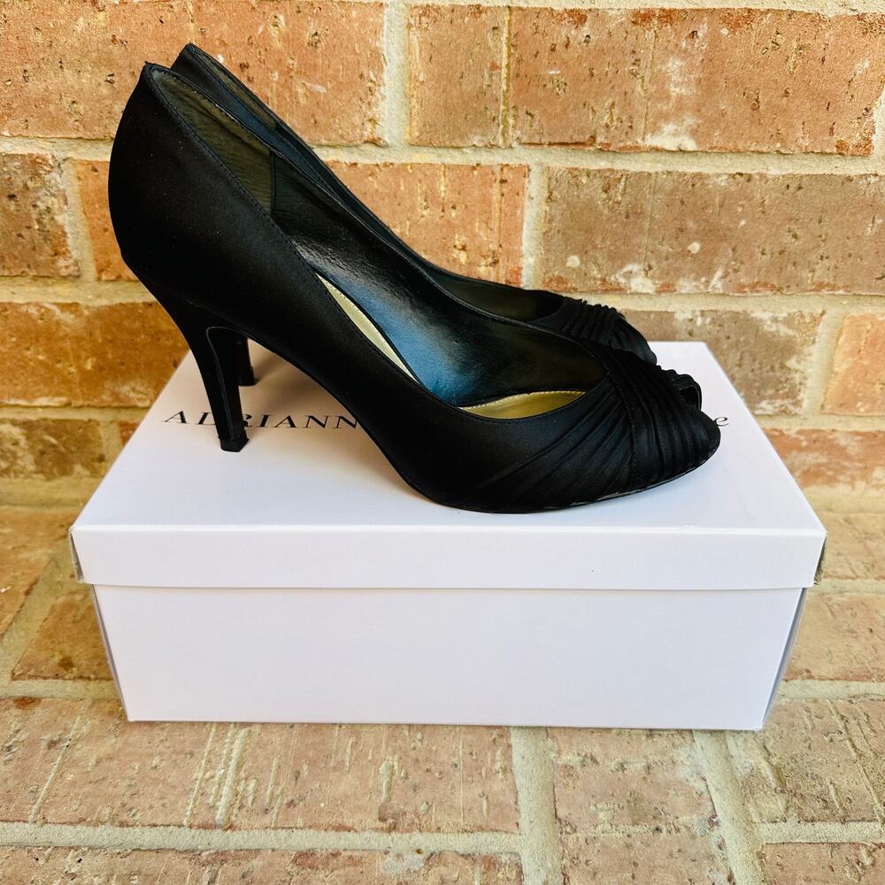 Adrianna Papell Boutique Black Heels Size 10 - Picture 2 of 9